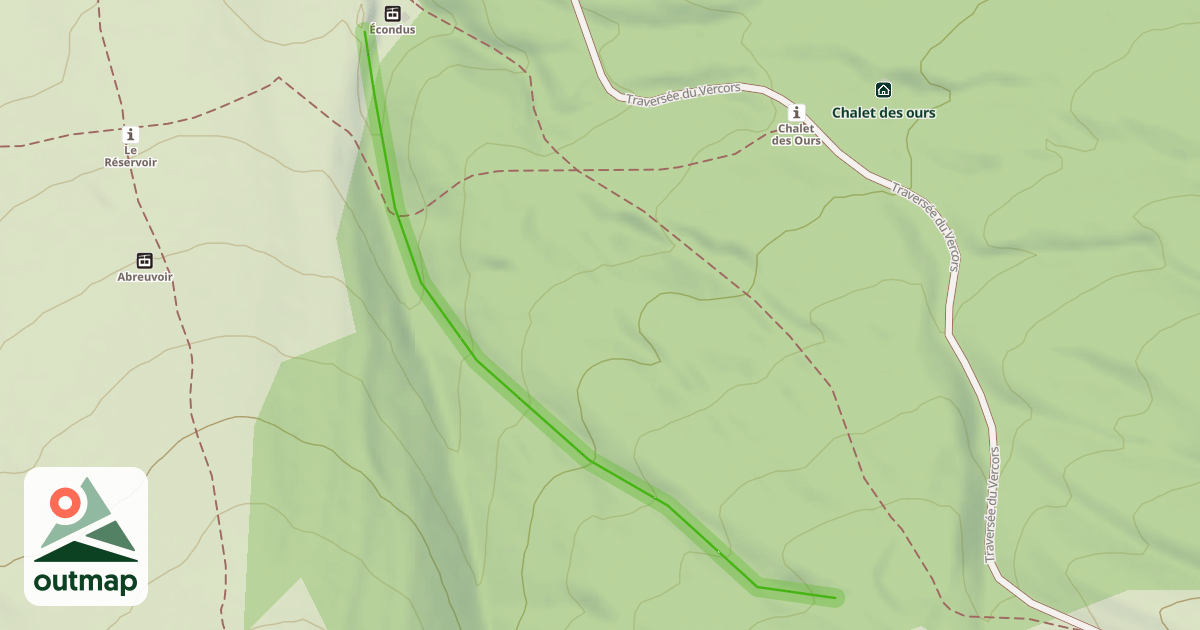 Map of Marcel Algoud