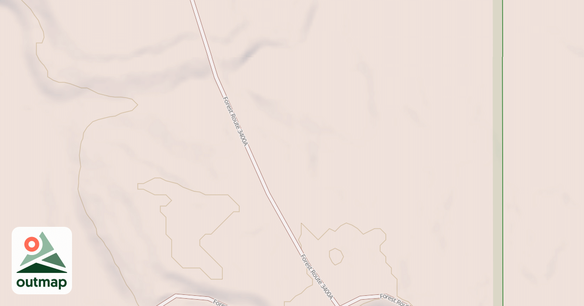 Map of RICE POND SPUR SPUR A