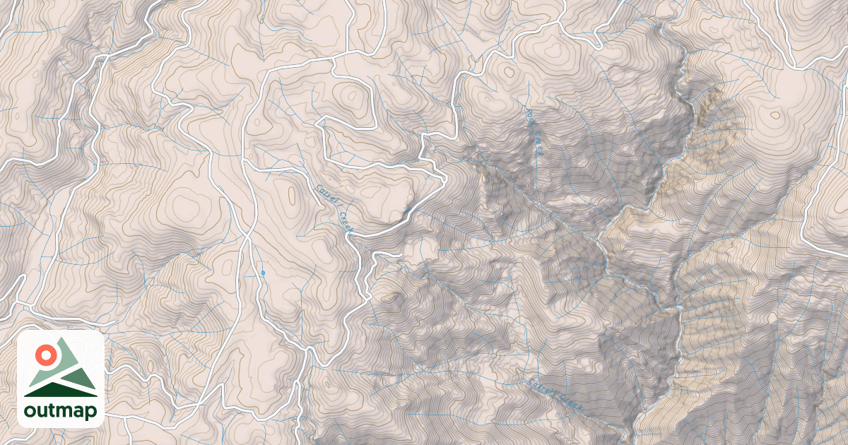 Map of CHINA GULCH