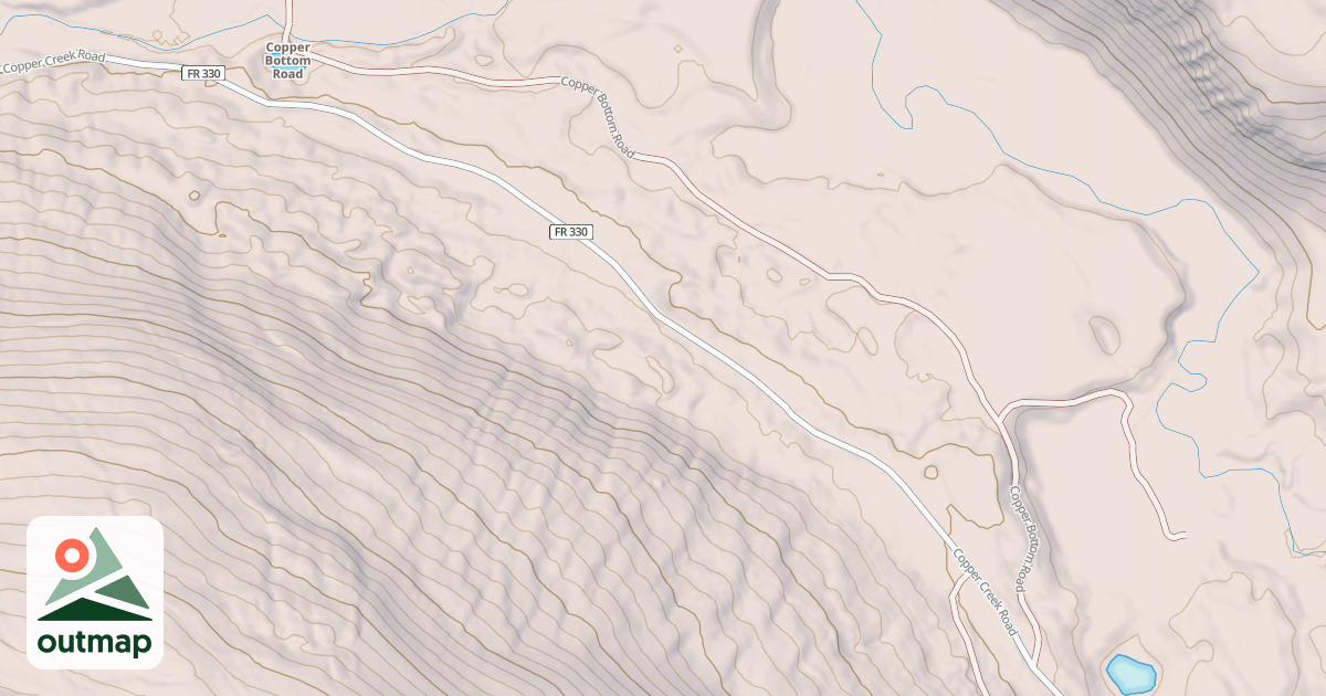 Map of COPPER BOTTOM