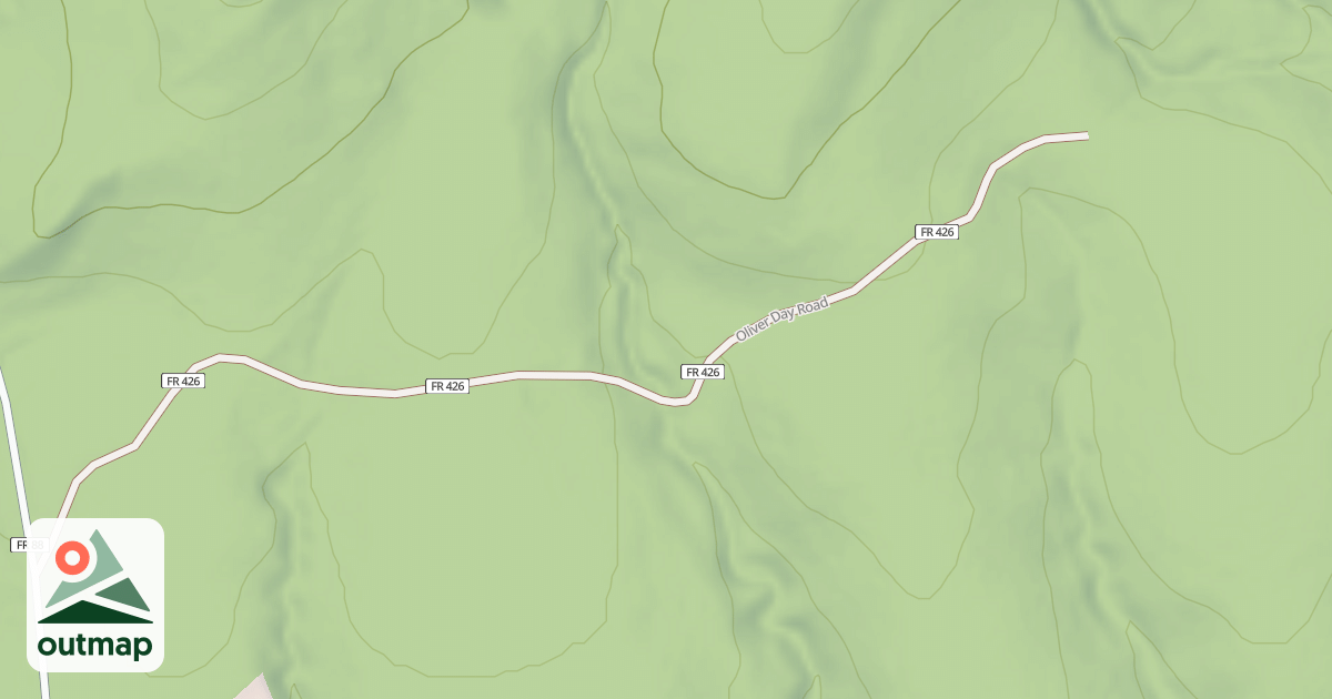 Map of OLIVER DAY
