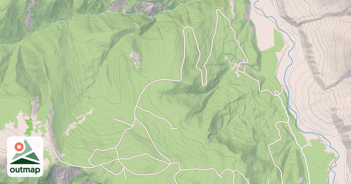 Map of NORTH CORRAL CREEK TS