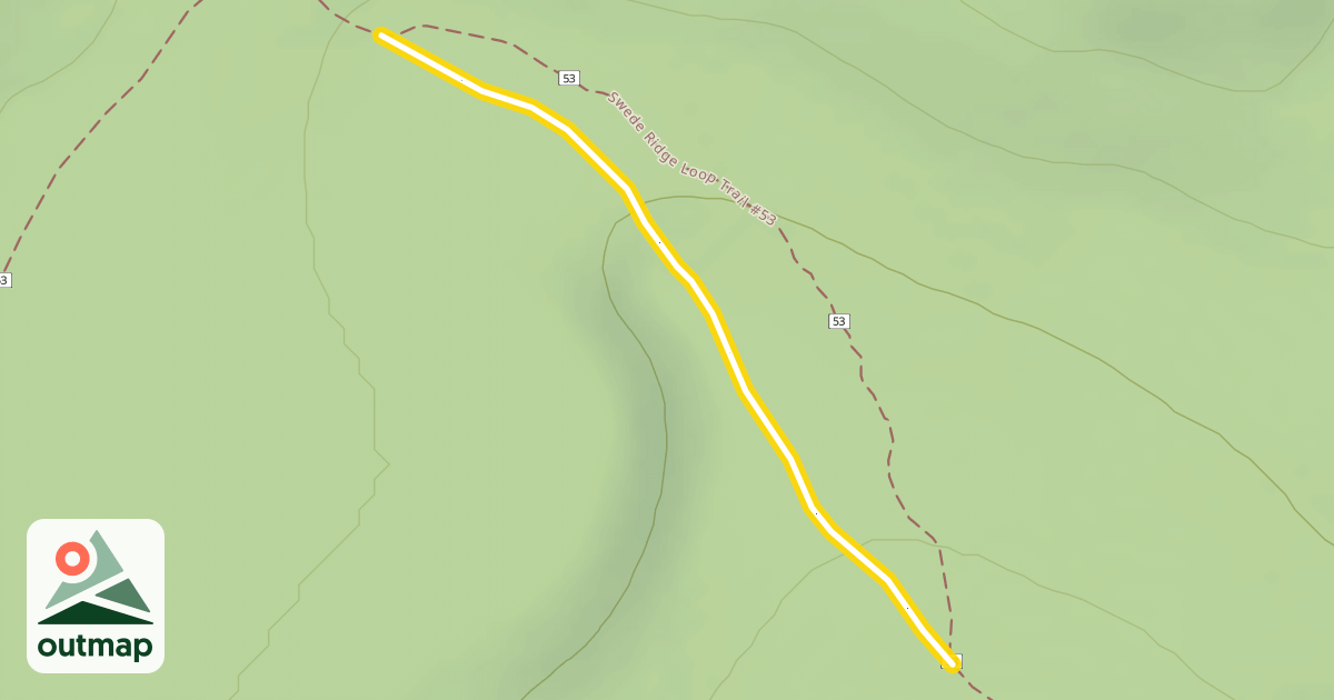 Map of Swede Ridge Loop
