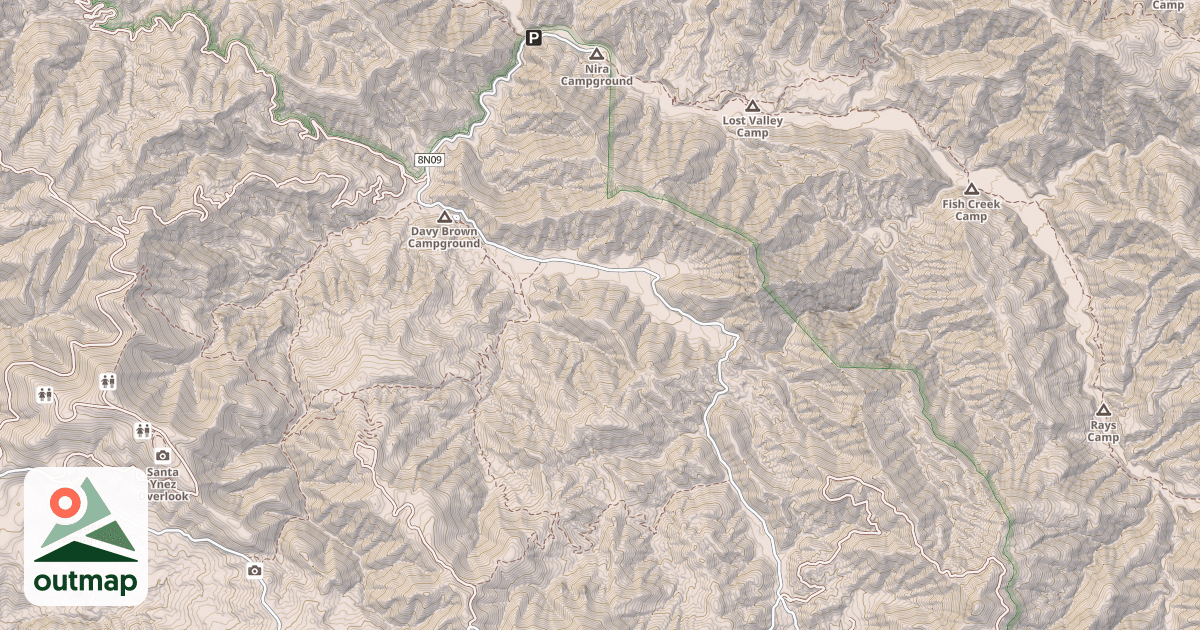 Map of SUNSET VALLEY