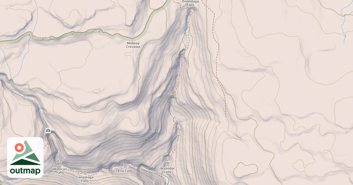 Map of Ricketts Glen State Park Trails