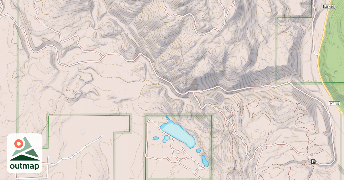 Map of CEDAR RIDGE