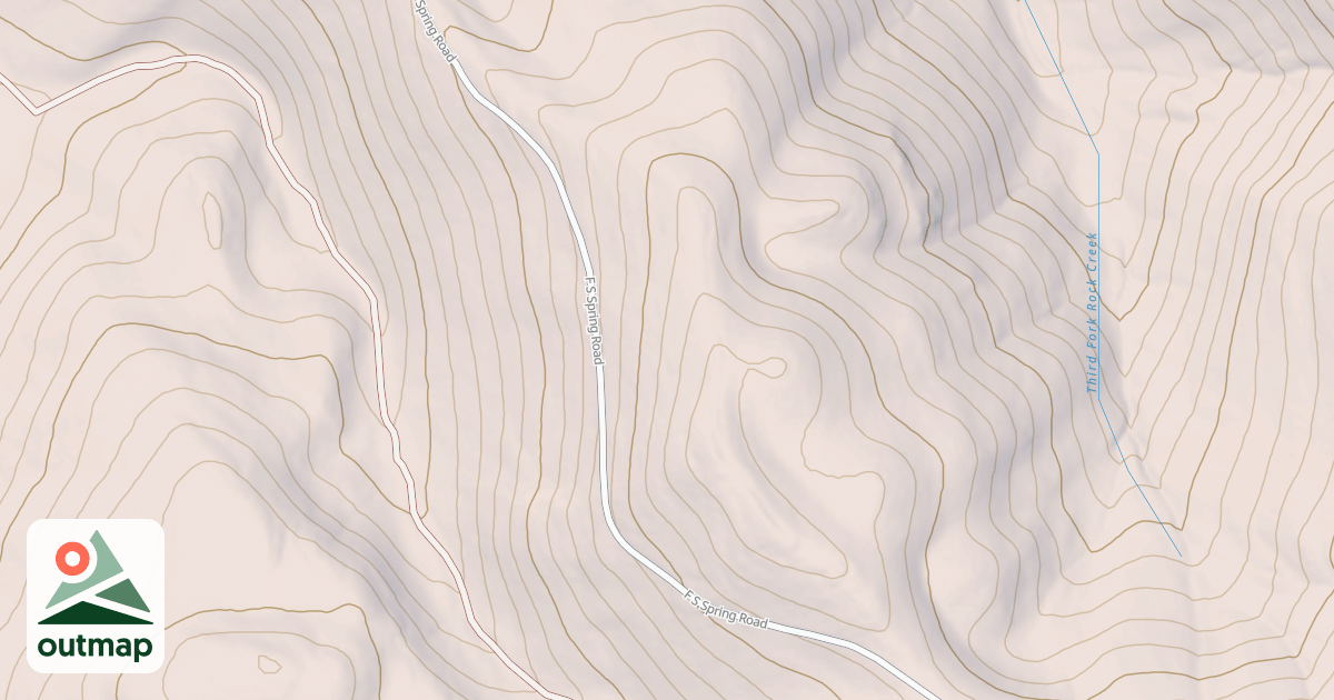 Map of Jones Creek Cutoff