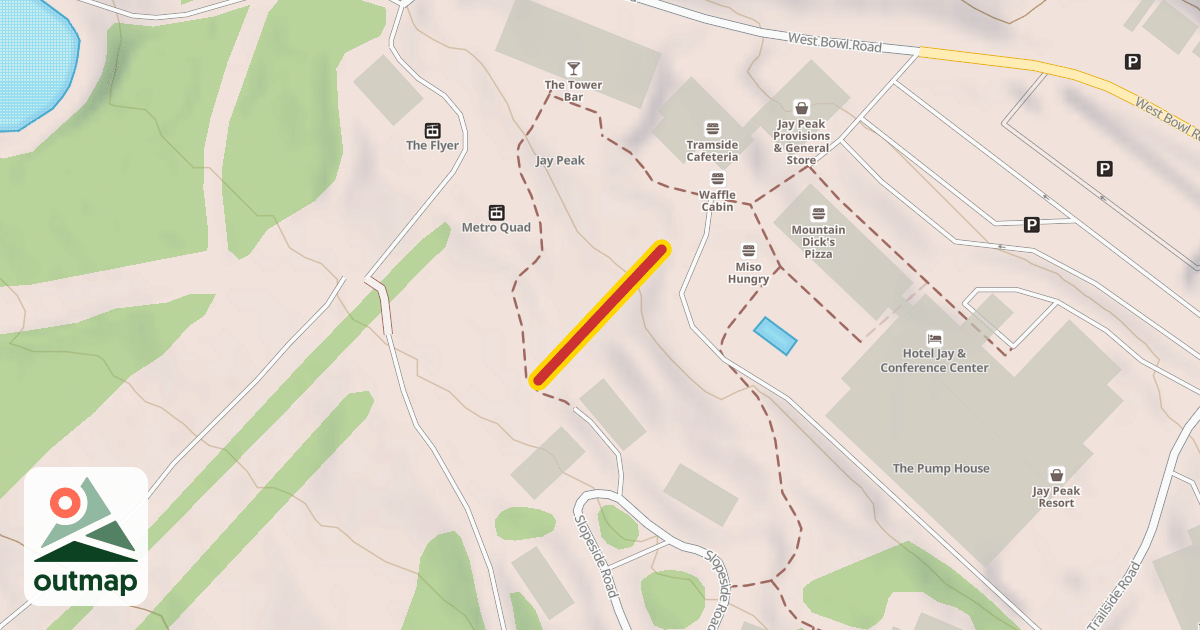 Map of Tramside Moving Carpet