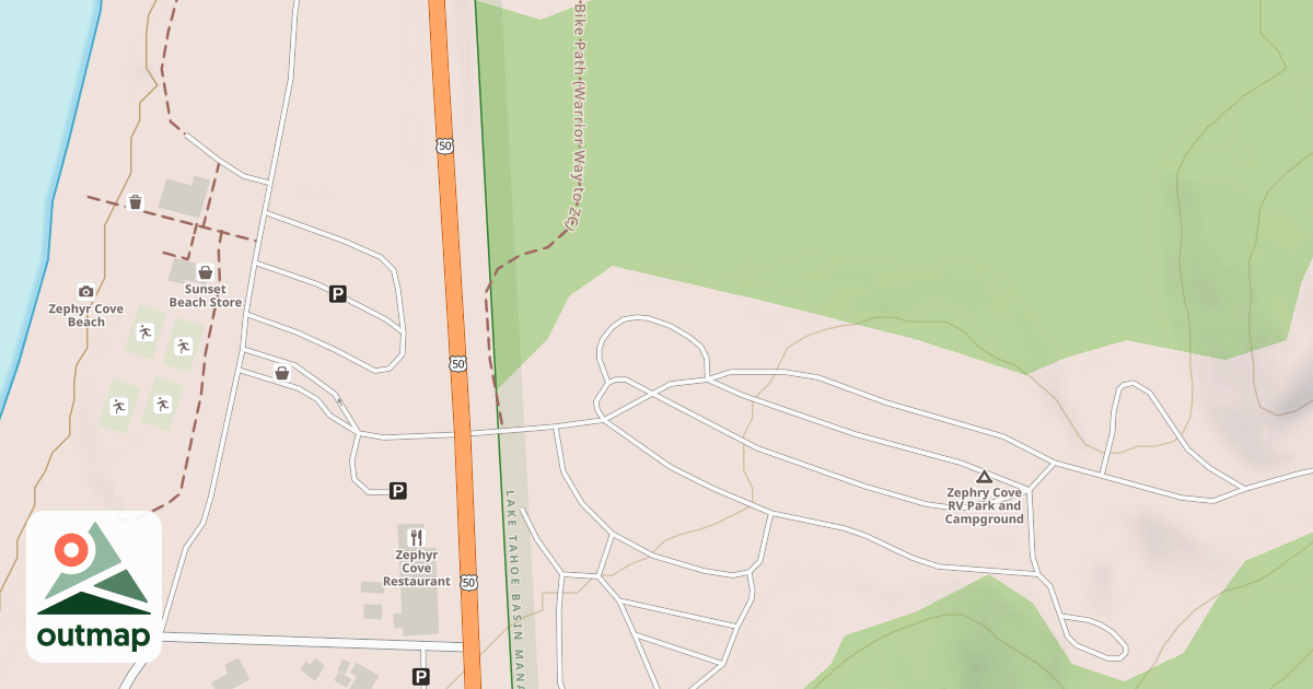 Map of CAMPGROUND SPUR I
