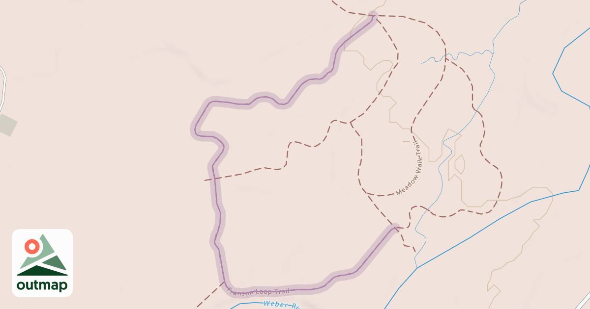 Map of Franson Loop Trail