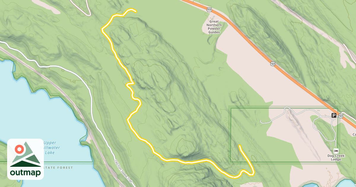 Map of Valley Overlook