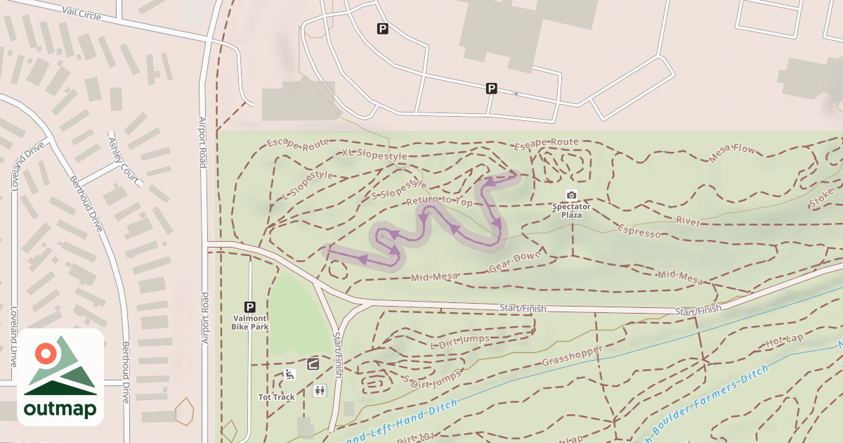 Map of Dual Slalom