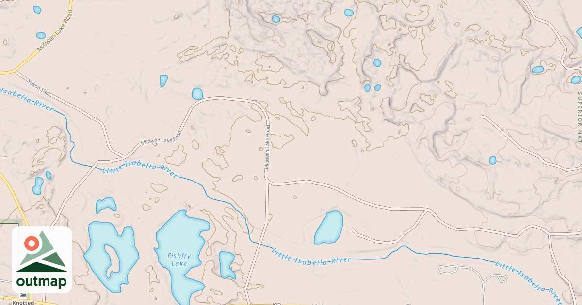 Map of GROUSE LAKE SPUR A