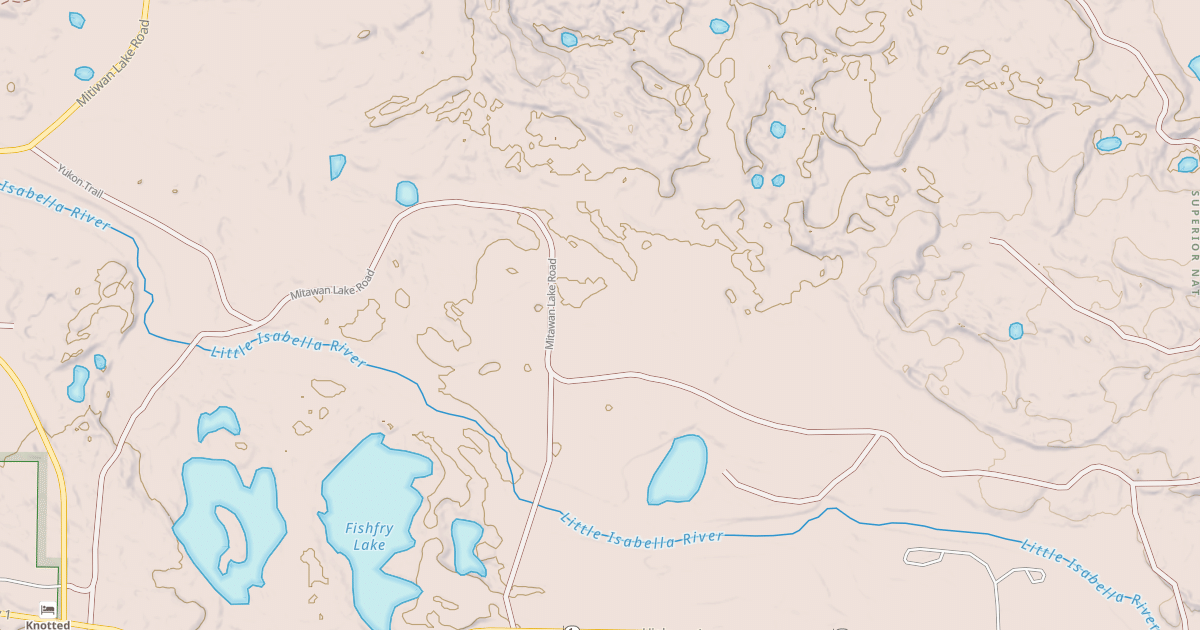 Map preview of GROUSE LAKE SPUR A