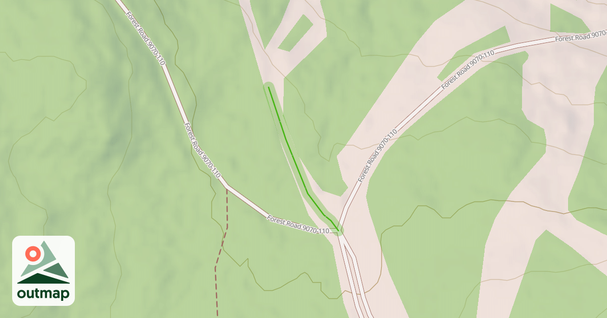 Map of Milwaukee Ridge