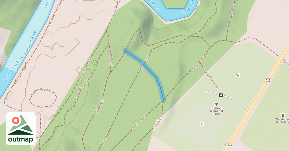 Map of Interpretive Trail
