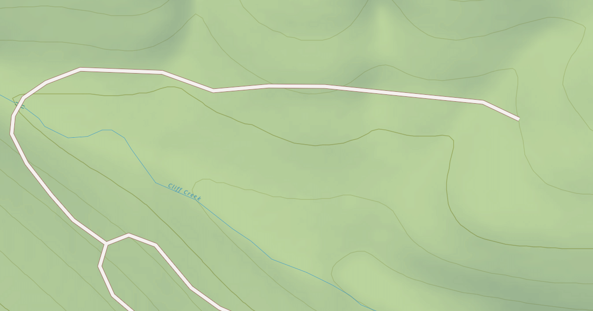 Map preview of CLIFF CREEK D