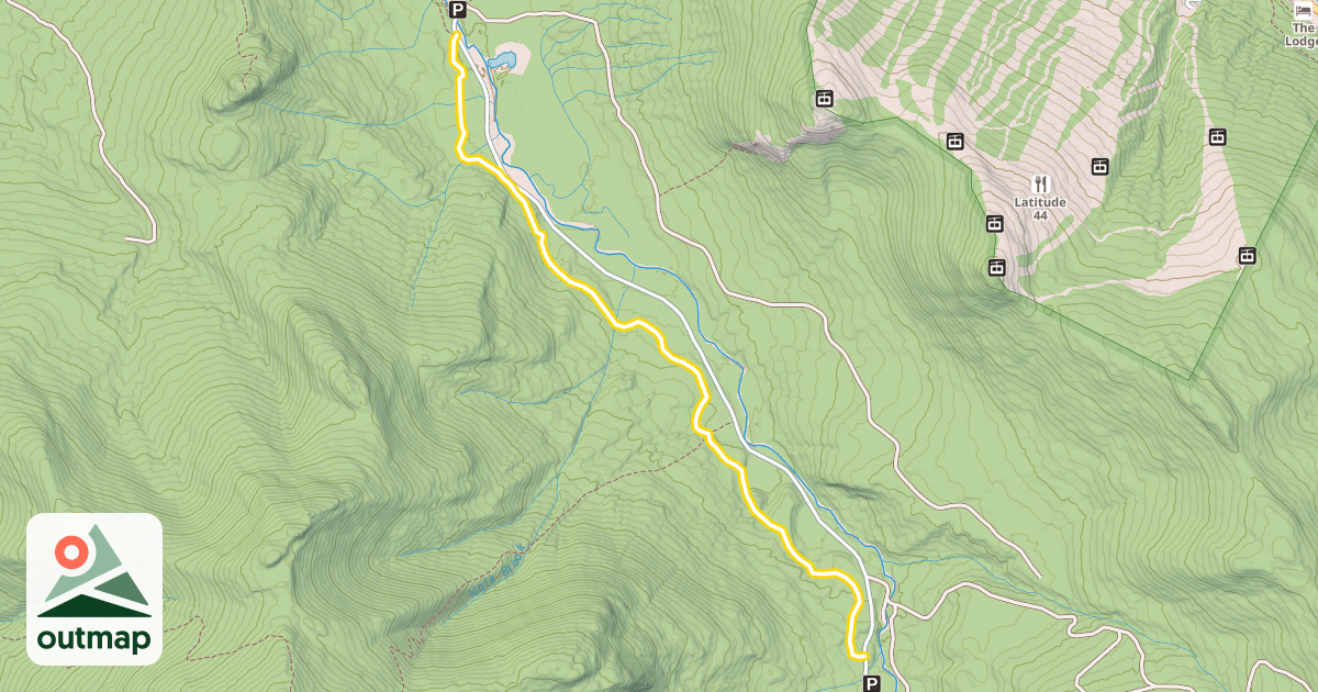 Map of Spruce Goose XC Ski Trail