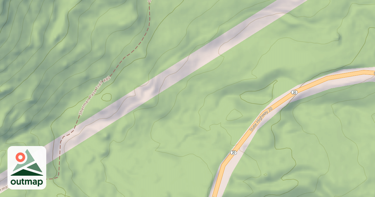 Map of USFS Motor Vehicle Use Map Roads {598DDE4F-64A1-4EA7-94AB-23F6AFB6565F}