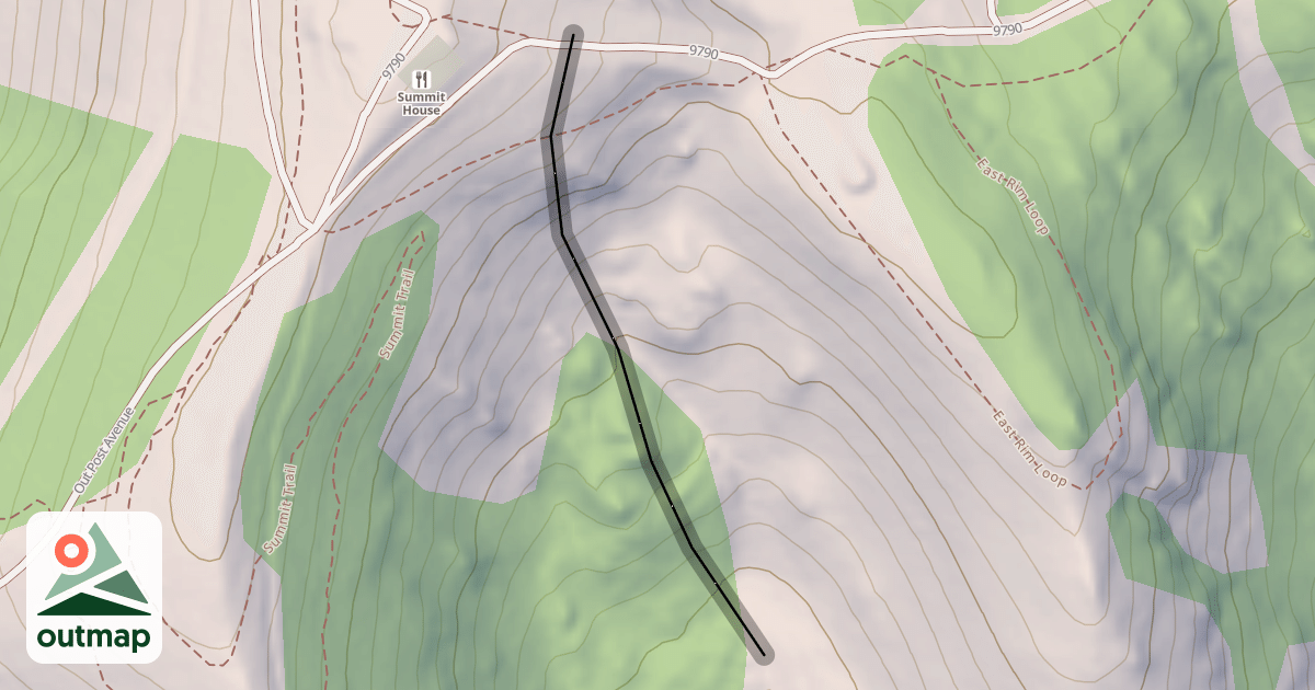 Map of North Bowl Face