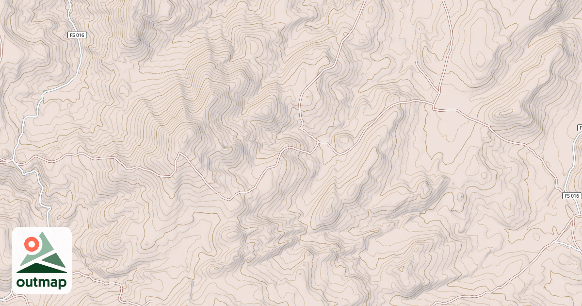 Map of ALDER MOUNTAIN
