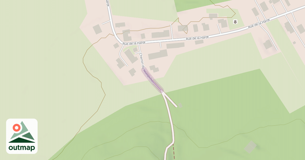 Map of Chemin du Nusspicker