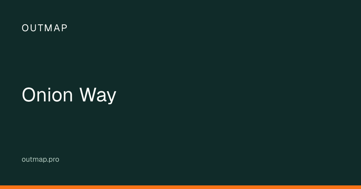 Map of Onion Way