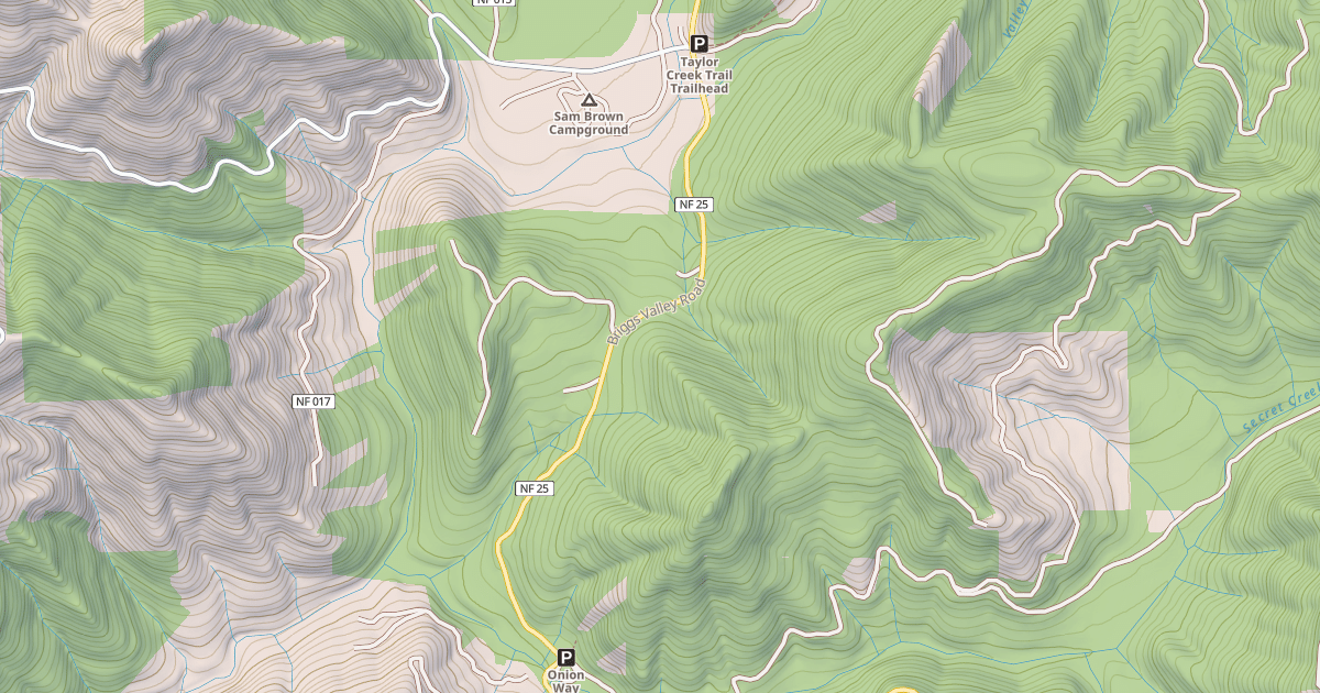 Map preview of Onion Way