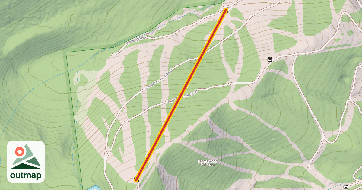 Map of Old Homewood Express