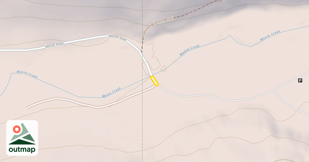Map of Moose Road