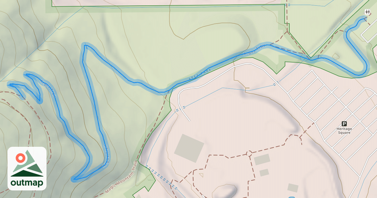 Map of Argos Trail
