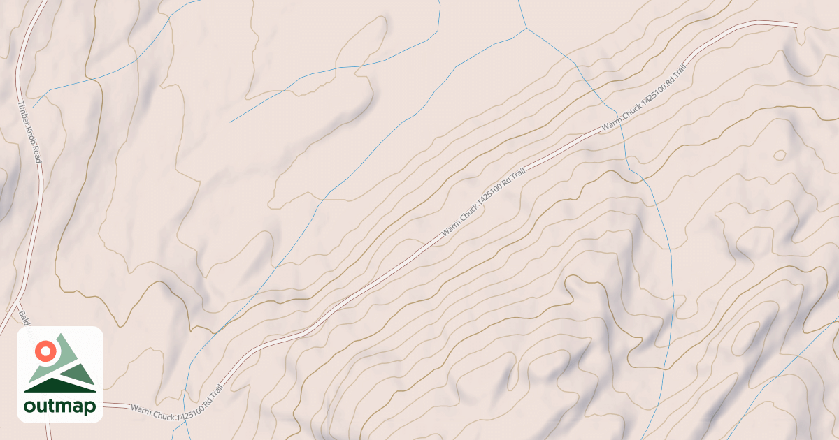 Map of Warm Chuck  1425100 Rd