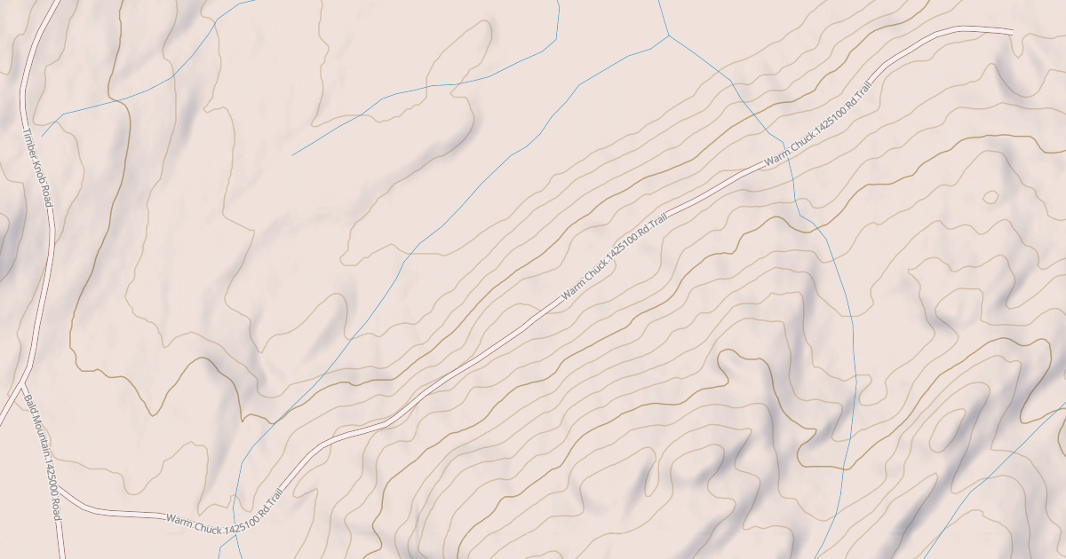 Map preview of Warm Chuck  1425100 Rd