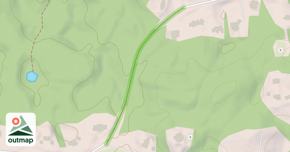 Map of Bridge Hill Path