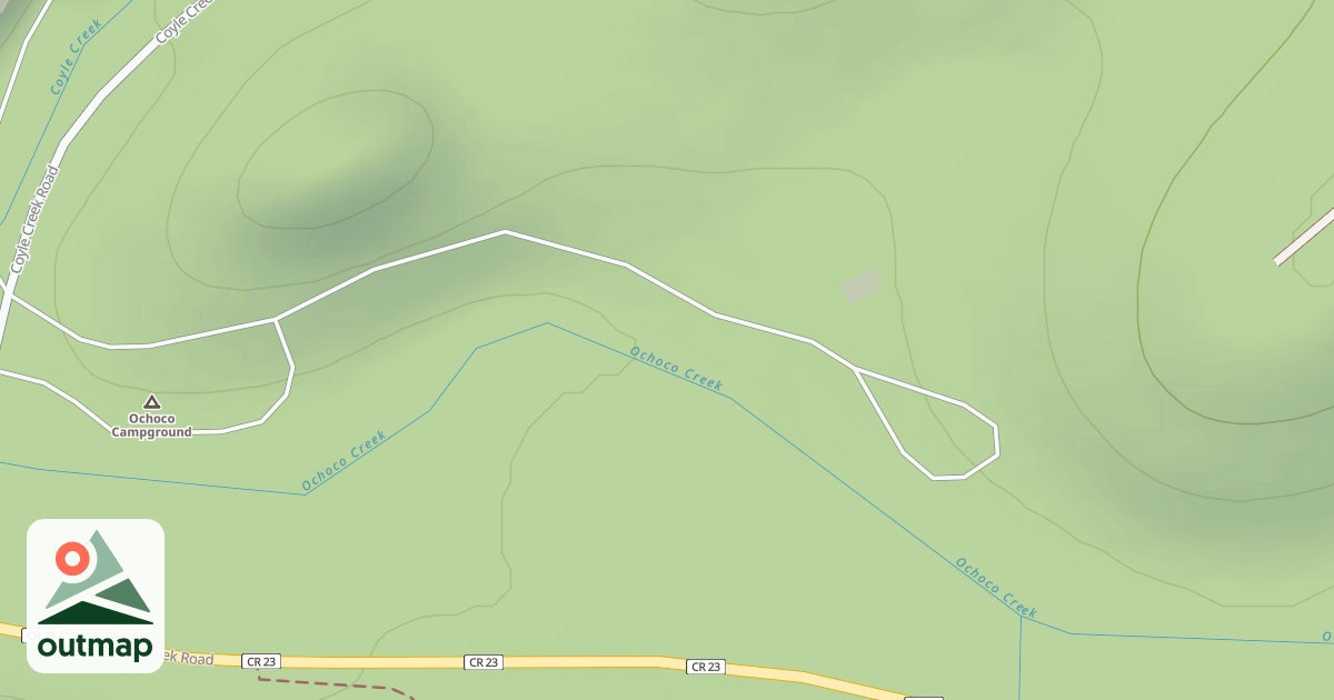 Map of OCHOCO FOREST CAMPGROUND
