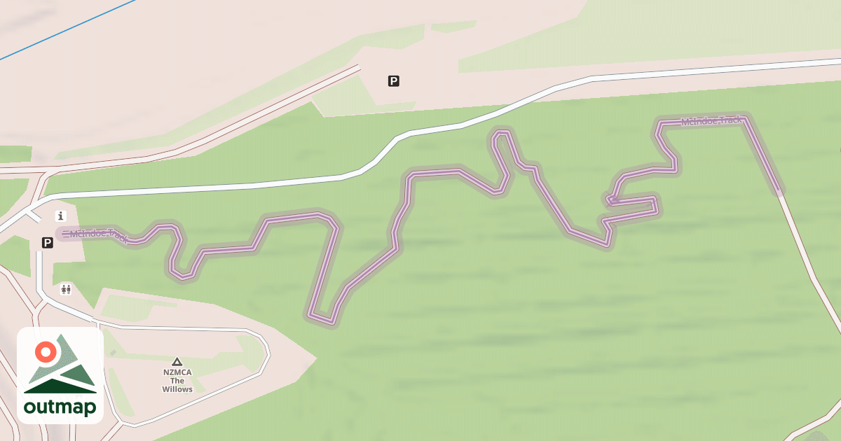 Map of McIndoe Track
