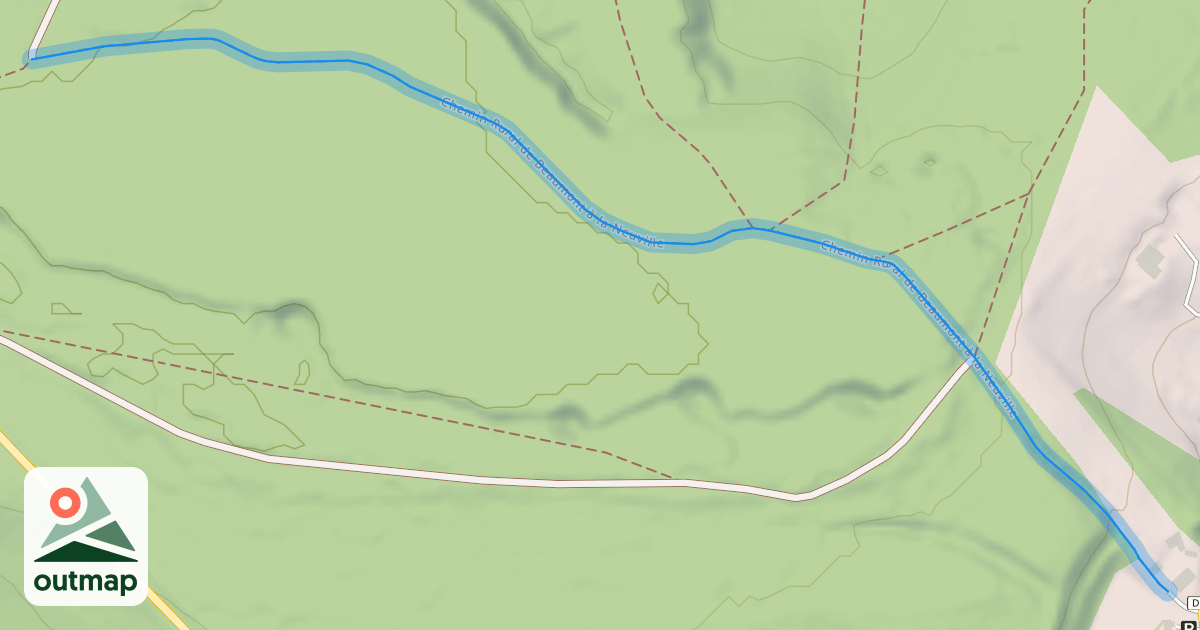 Map of Chemin Rural de Beaumont à la Neuville