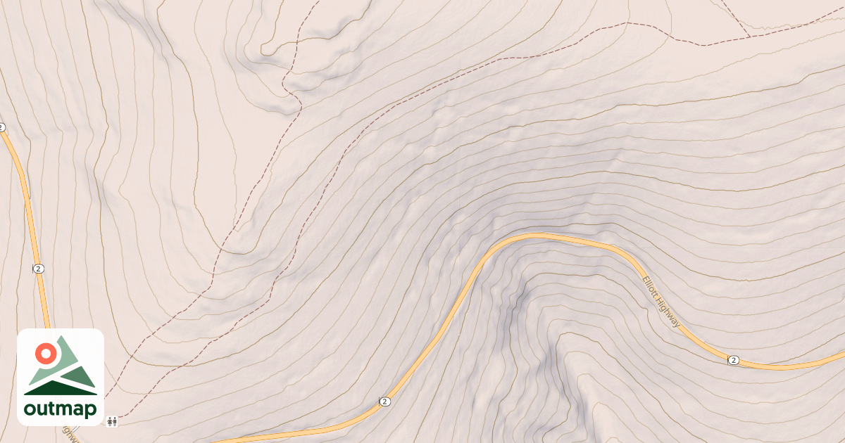 Map of Wickersham Creek Trail