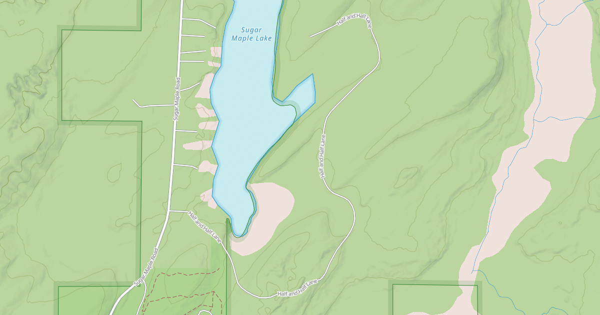 Map preview of HALF AND HALF ROAD