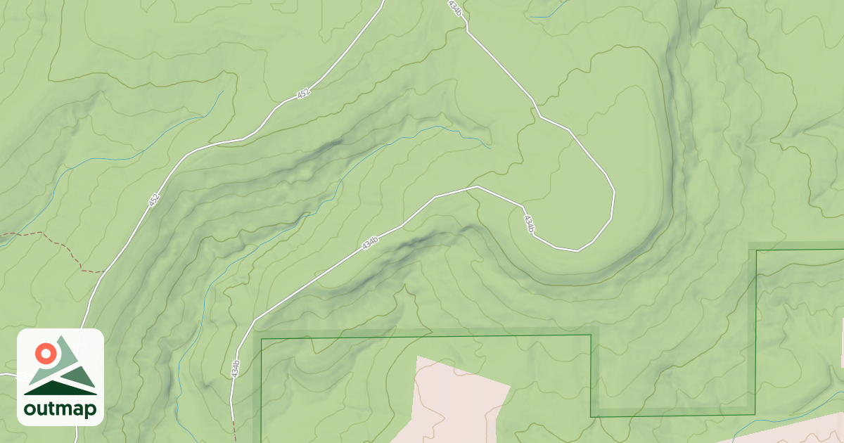 Map of 434B