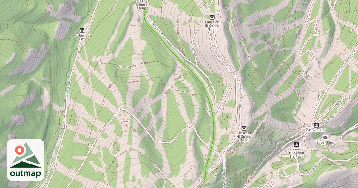 Map of Claim Jumper