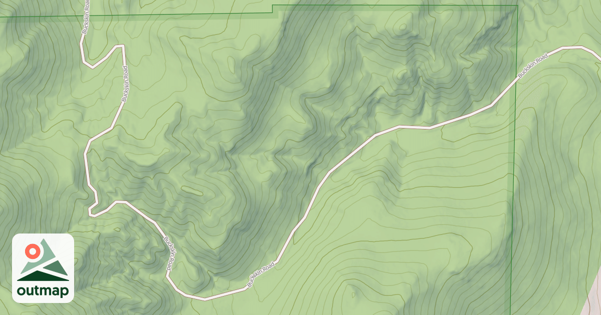 Map of BEAR VALLEY-BUCKSKIN