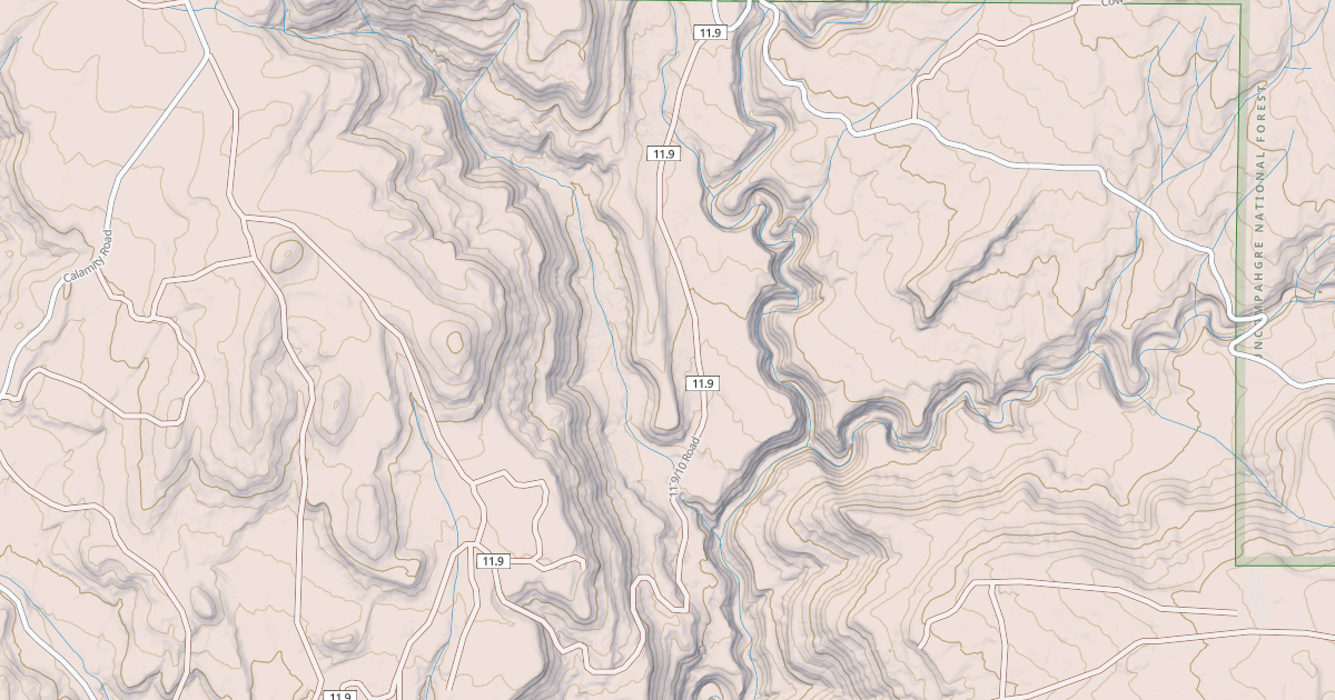Map preview of BLM National GTLF Public Motorized Roads 70185246-acf1-4088-8b6e-509d4a94a0c2