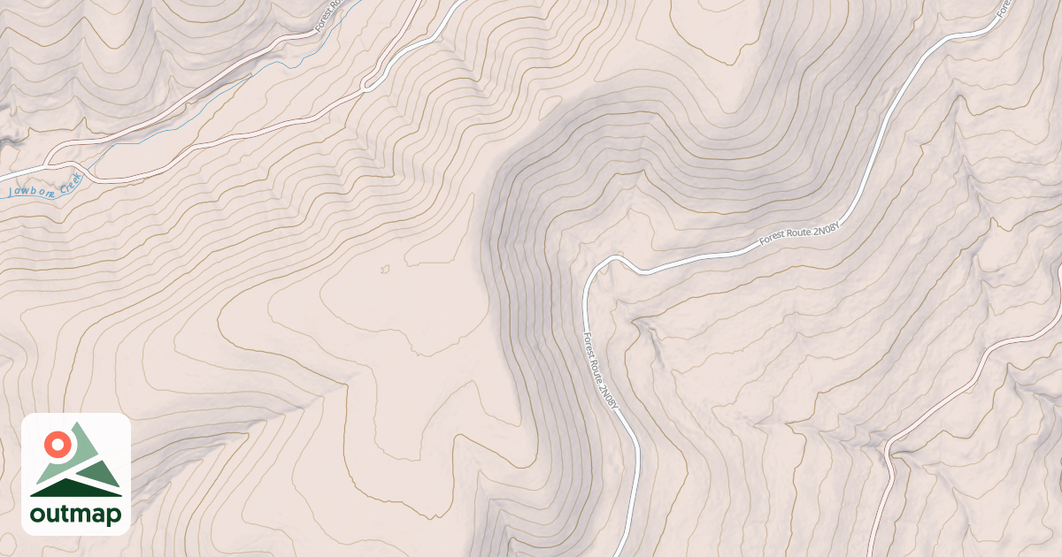 Map of CHERRY LK NO OHV-ATV