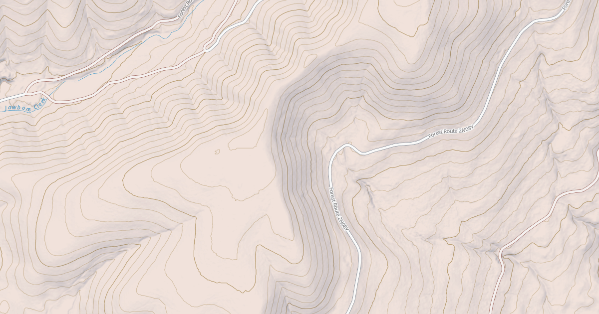 Map preview of CHERRY LK NO OHV-ATV