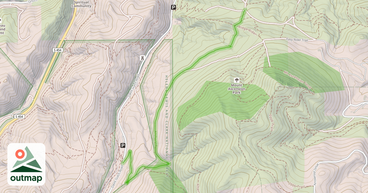 Map of Archery Range Trail