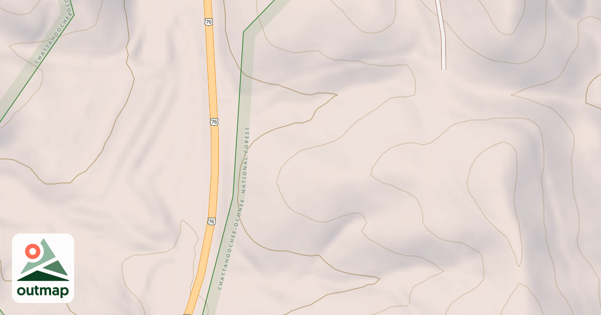 Map of WHISPERING PINE