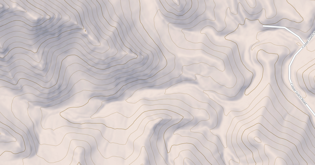 Map preview of CUSTER GULCH BR 1A
