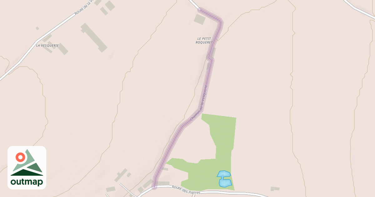 Map of Chemin de la Vesquerie