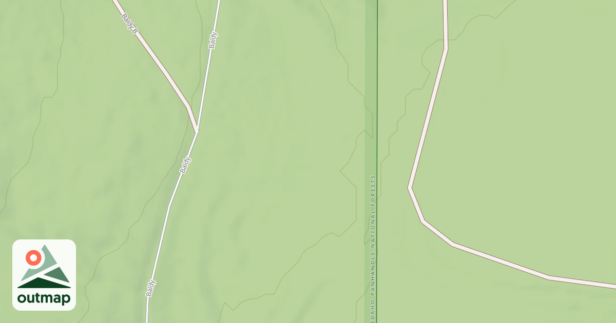 Map of BALDY F